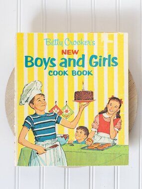 Betty Crocker Boys & Girls First Edition Cookbook 1965 Vintage